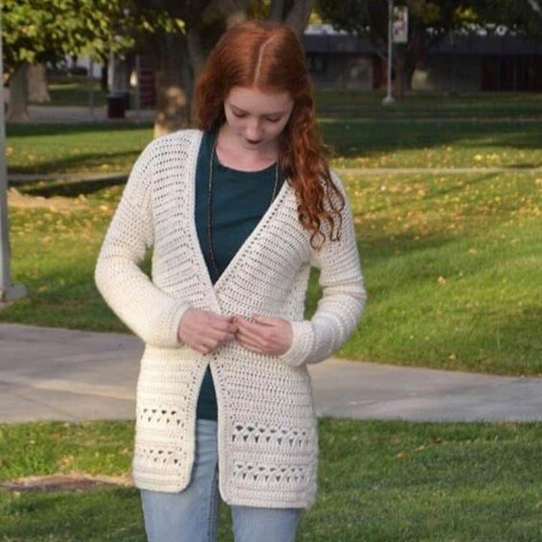 angelica cardigan crochet pattern