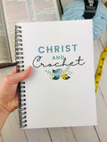 Christ and Crochet Spiral Notebook