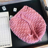 crochet dice bag
