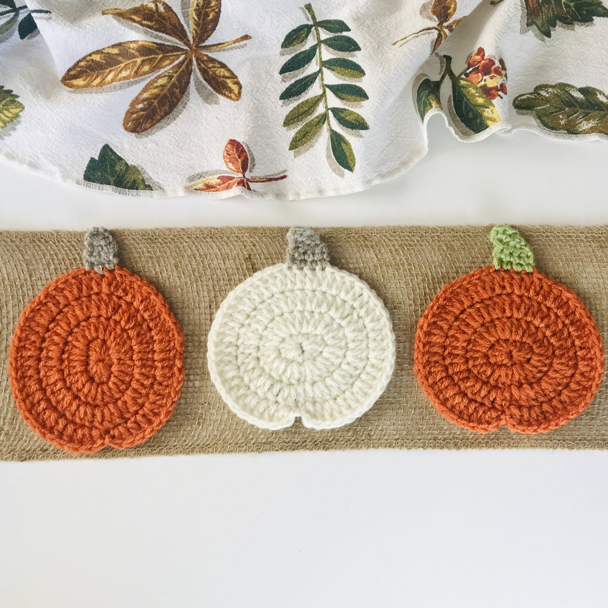 Pumpkin Coaster Crochet Pattern Desert Blossom Crafts Shop