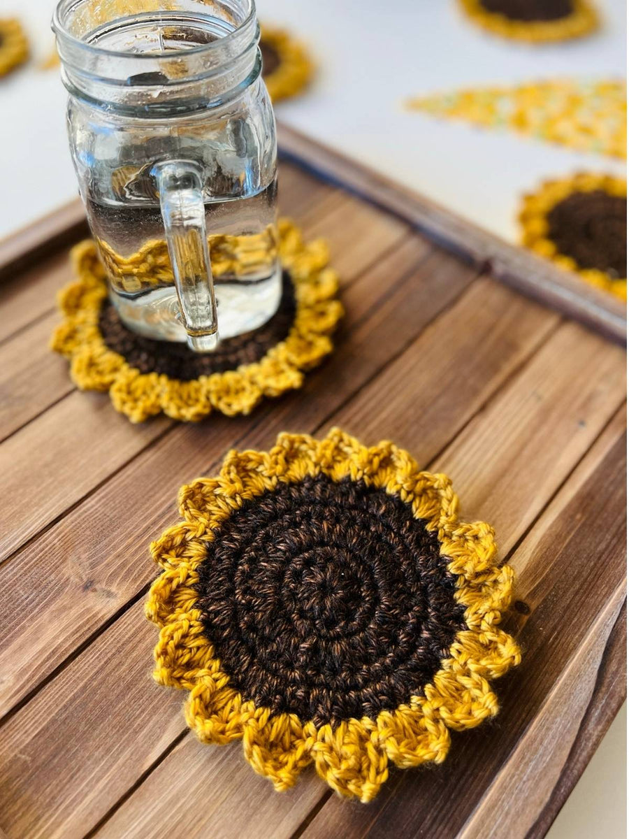 Sunflower Coaster PDF Crochet Pattern / Digital Download – Desert ...