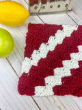 c2c crochet dishcloth pattern