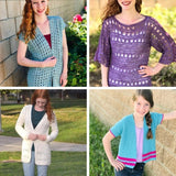 Easy Garments Pattern Pack - 4 Beginner Crochet Garment Patterns