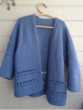 Angelica Cardigan Crochet Pattern Sizes S-3XL