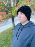 easy crochet mens beanie pattern