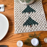 Christmas Tree Table Runner PDF Crochet Pattern