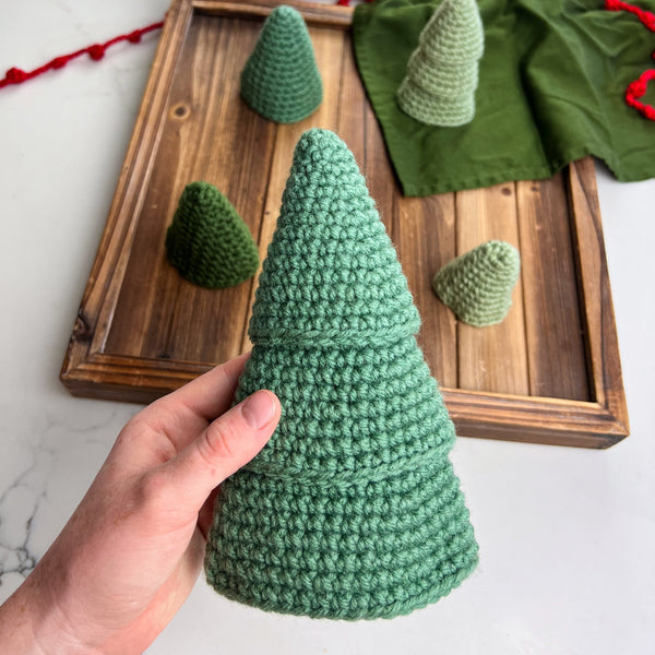 Tabletop Crochet Christmas Tree PDF Pattern – Desert Blossom Crafts Shop