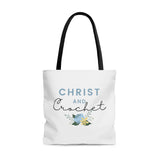 Christ and Crochet Project Bag/Tote Bag