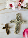 crochet cross applique pattern