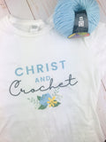 christian crochet t-shirt