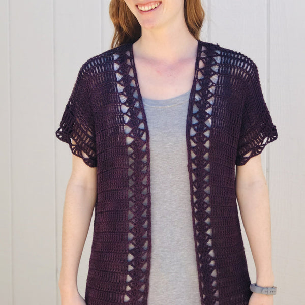 crochet summer cardigan pattern