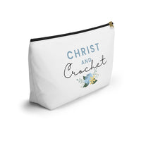 Christ and Crochet Notions Pouch with Zipper