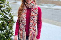 chunky crochet scarf pattern PDF