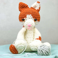 crochet cat stuffed animal