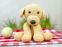 crochet amigurumi dog