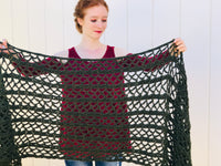crochet rectangular shawl pattern