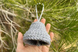 crochet bell ornament