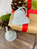 crochet bell ornament