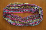 Waves and Rainbows Infinity Scarf Crochet Pattern