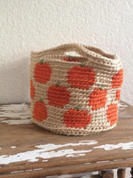 fall pumpkin basket crochet pattern