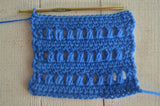 blue frost stitch crochet