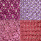 Desert Blossom Stitch Dictionary - Library of 48 Unique Crochet Stitches