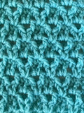 raised v-stitch crochet