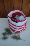 christmas basket crochet pattern