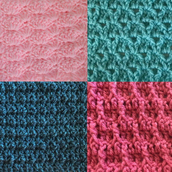 Unique Crochet Textured Stitch Patterns