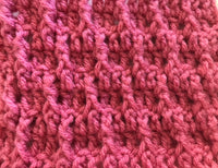 diagonal post stitch crochet