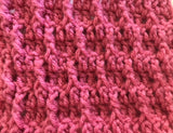 diagonal post stitch crochet