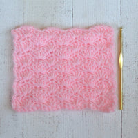 classic crochet shell stitch