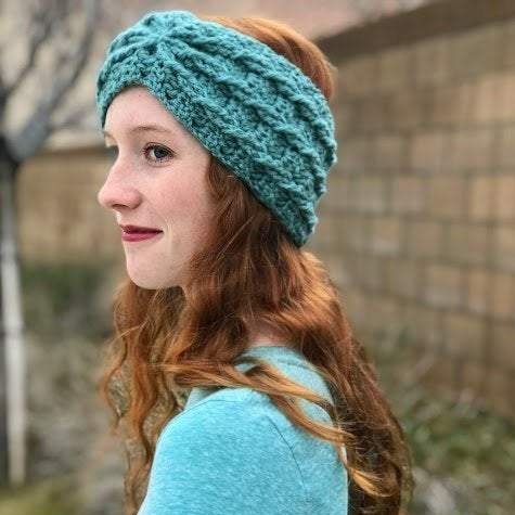 cable crochet ear warmer pattern