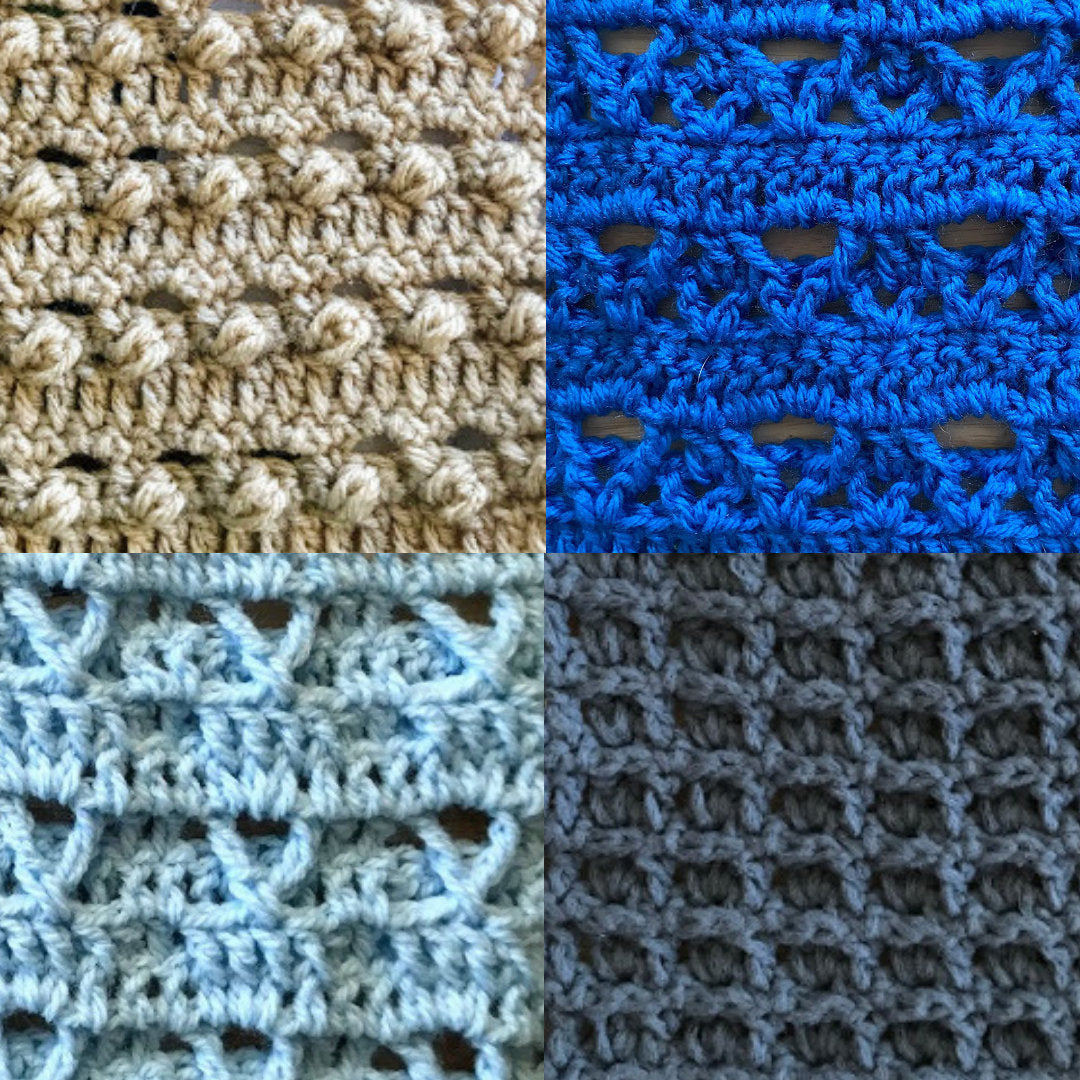 Interesting Raised Crochet Stitch Patterns – Desert Blossom Crafts Shop