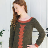 Timberlane Raglan Sweater Crochet Pattern