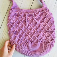 diamond bag crochet pattern