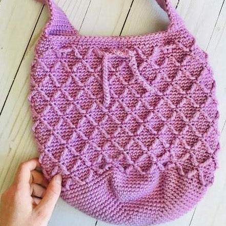 diamond bag crochet pattern