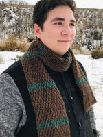 Men's Crochet Scarf Pattern - Alpine Scarf