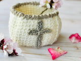 cross basket crochet pattern