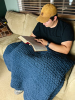 mens crochet blanket pattern