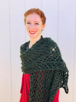 rectangular shawl crochet pattern