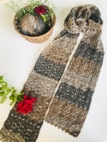rustic lace scarf crochet pattern